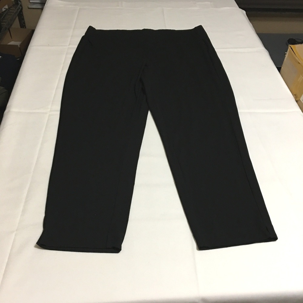 J.Jill Wearever Forward Seam Slim Ankle Pants Women 2X Black